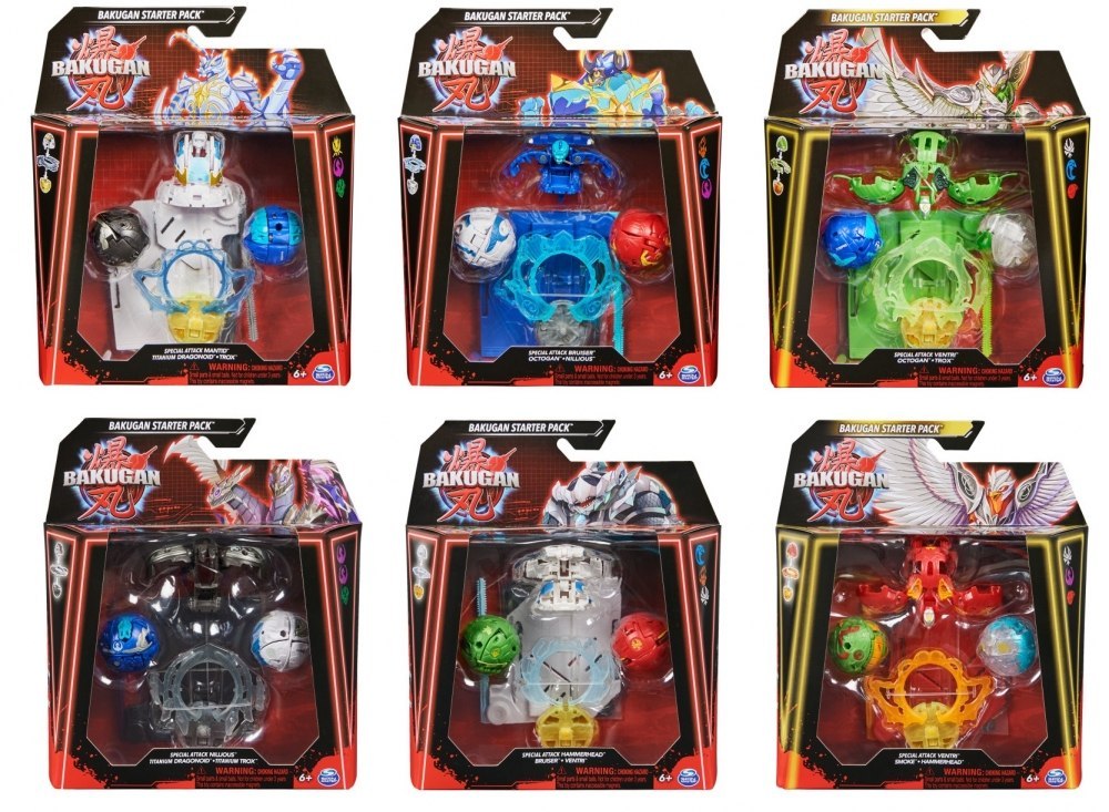 BAKUGAN 3.0 STARTER KIT MIX 6066989 WB4 SPIN MASTER